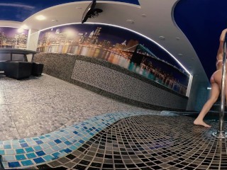 VR 360 Стриптиз в русской бане